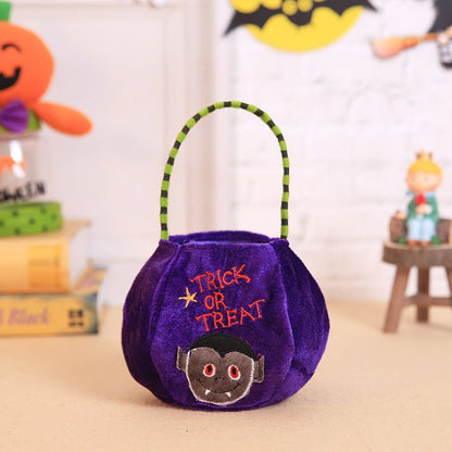 Halloween pumpkin tote bag - 0 - Scribble Snacks