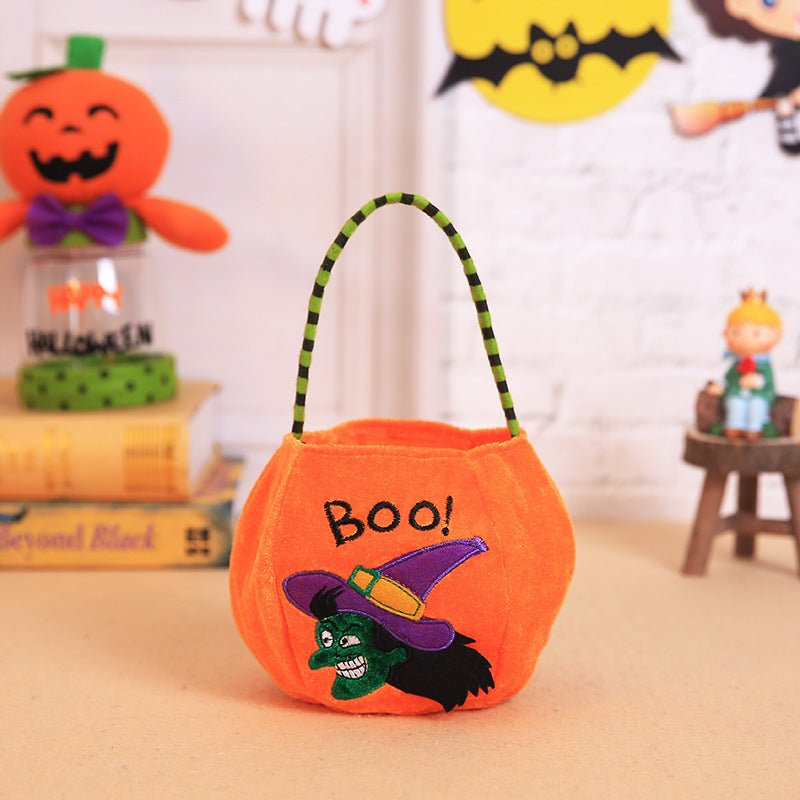 Halloween pumpkin tote bag - 0 - Scribble Snacks