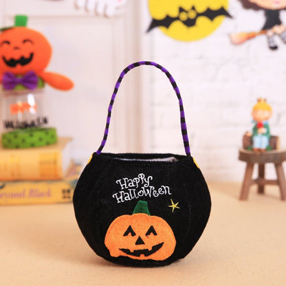 Halloween pumpkin tote bag - 0 - Scribble Snacks