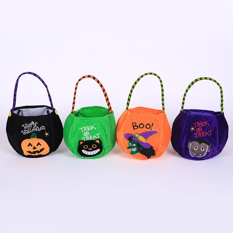 Halloween pumpkin tote bag - 0 - Scribble Snacks