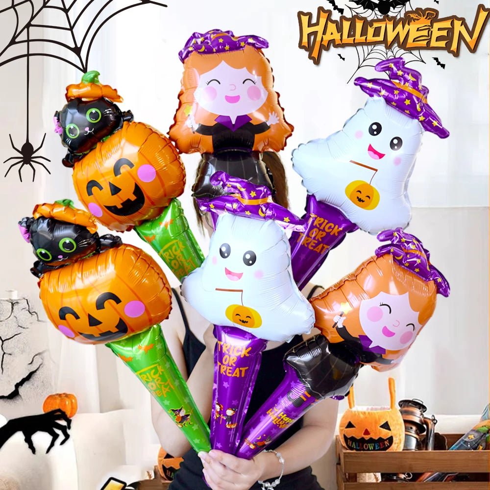 Halloween Pumpkin Witch Ghost Balloons - Halloween - Balloons & Garlands - Scribble Snacks