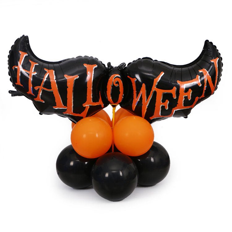 Halloween Pumpkins Balloon Decoration Bat Helium Balloons Halloween Home Decoration - 0 - Scribble Snacks