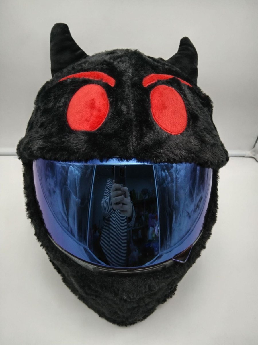 Halloween Rabbit Plush Motorbike Helmet Cover - 0 - Scribble Snacks