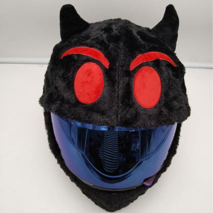 Halloween Rabbit Plush Motorbike Helmet Cover - 0 - Scribble Snacks