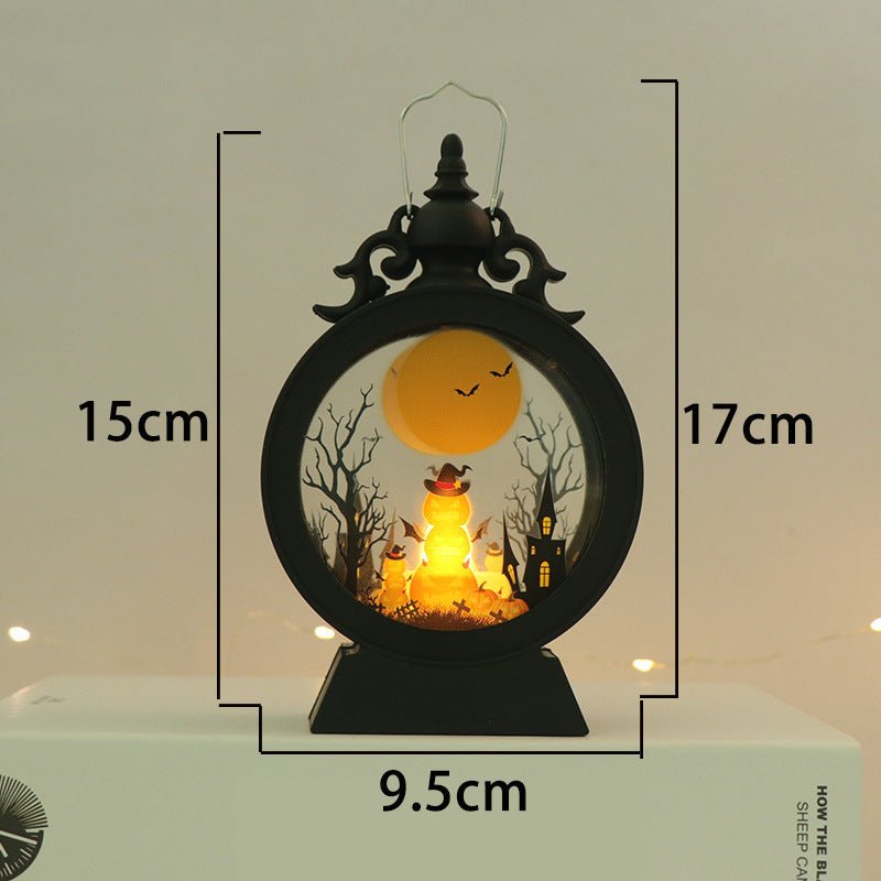 Halloween Retro Candle Portable Storm Lantern - 0 - Scribble Snacks