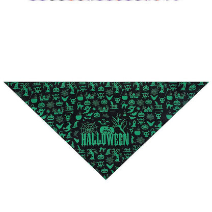 Halloween Saliva Towel Pet Triangle Scarf - 0 - Scribble Snacks