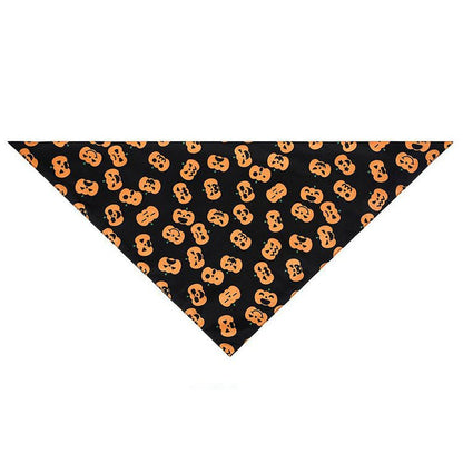 Halloween Saliva Towel Pet Triangle Scarf - 0 - Scribble Snacks