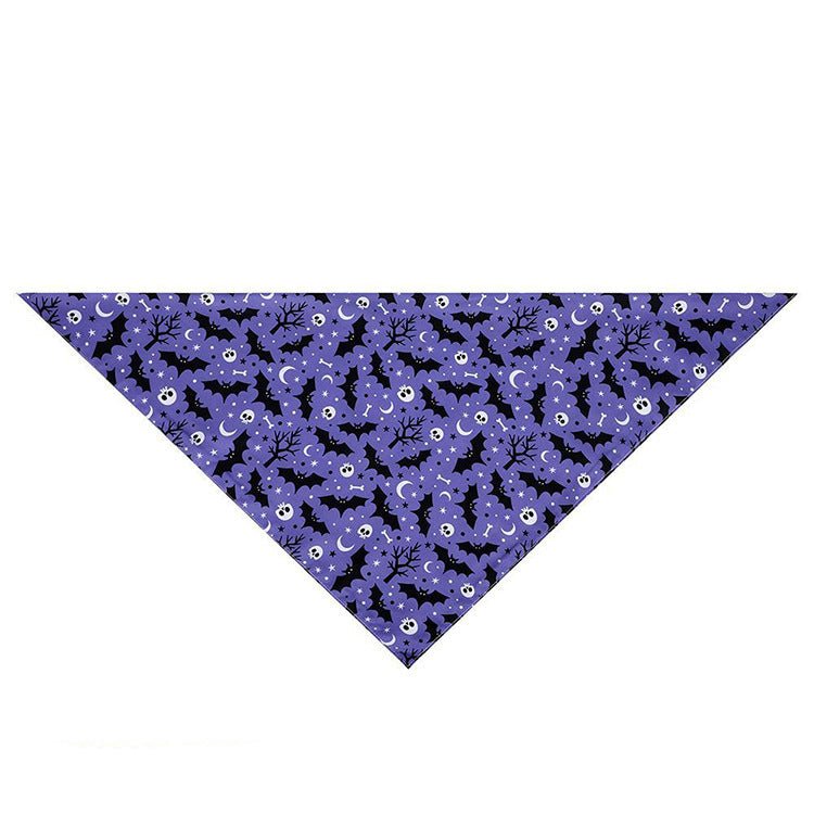 Halloween Saliva Towel Pet Triangle Scarf - 0 - Scribble Snacks