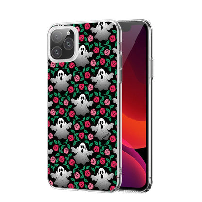 Halloween Series Transparent Silicone Phone Case - 0 - Scribble Snacks