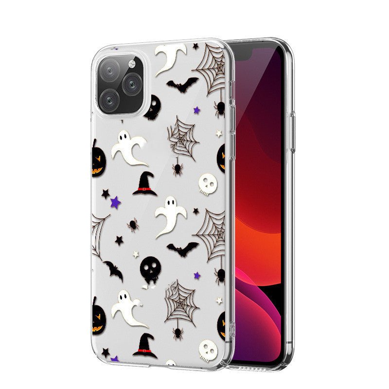 Halloween Series Transparent Silicone Phone Case - 0 - Scribble Snacks