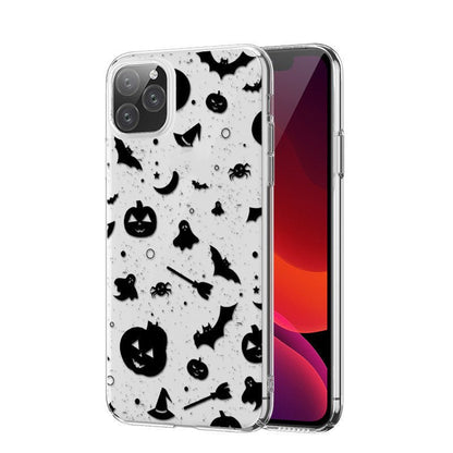 Halloween Series Transparent Silicone Phone Case - 0 - Scribble Snacks