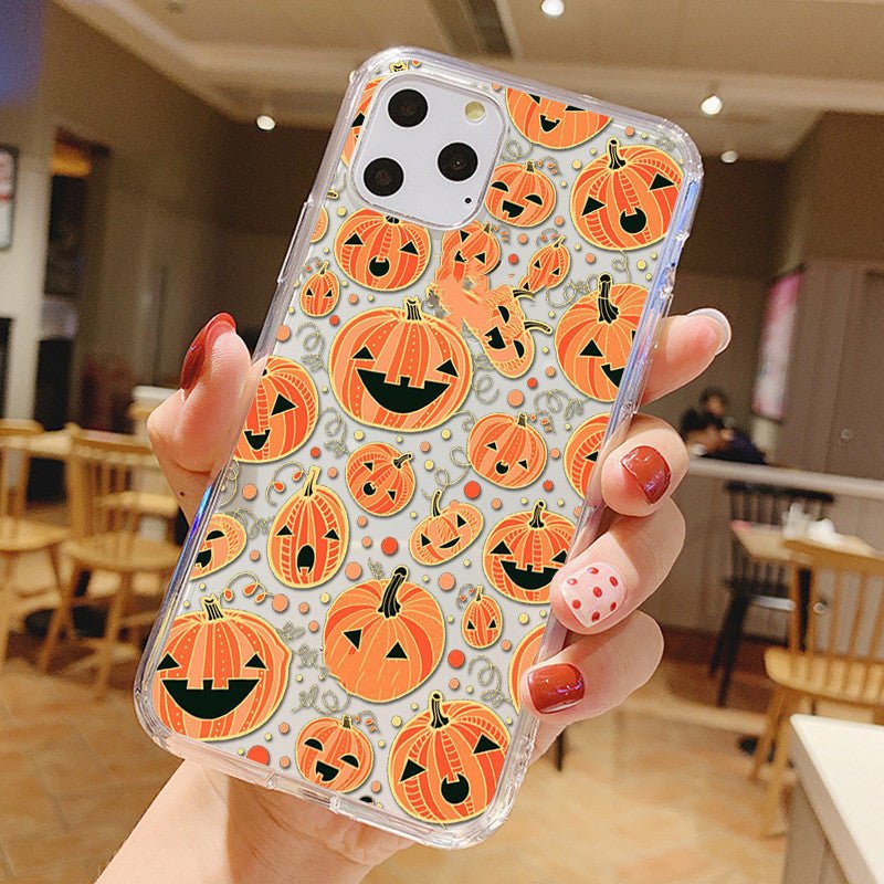 Halloween Series Transparent Silicone Phone Case - 0 - Scribble Snacks