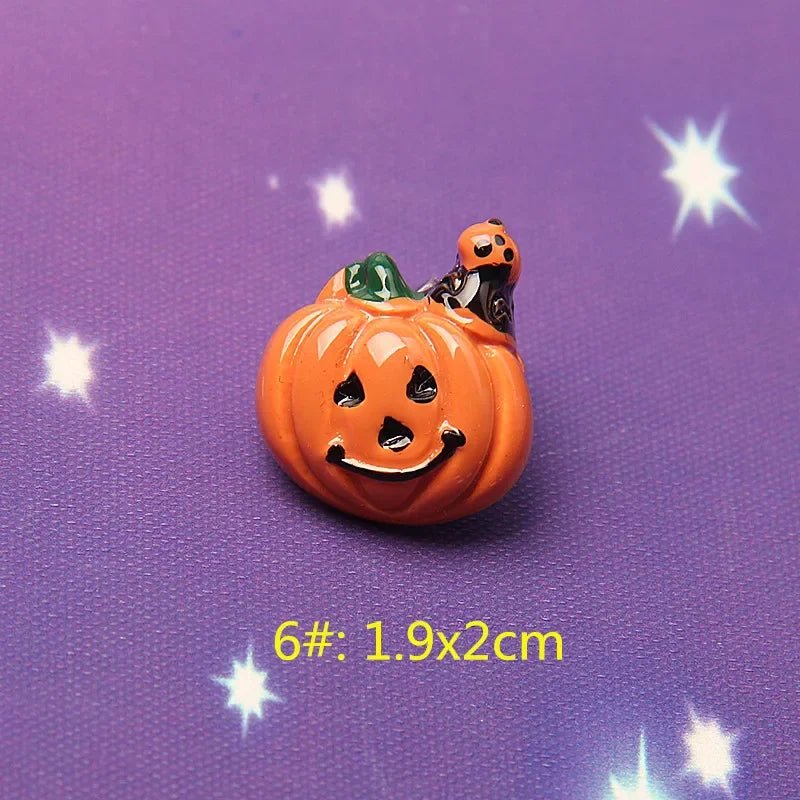 Halloween Skeleton Cabochons Set - Halloween - Resin Ornaments & Charms - Scribble Snacks