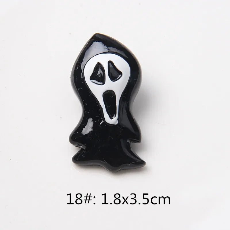 Halloween Skeleton Cabochons Set - Halloween - Resin Ornaments & Charms - Scribble Snacks