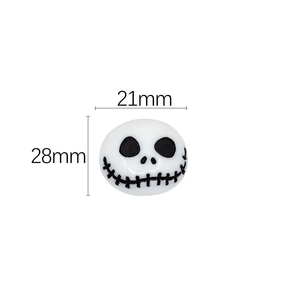 Halloween Skeleton Cabochons Set - Halloween - Resin Ornaments & Charms - Scribble Snacks