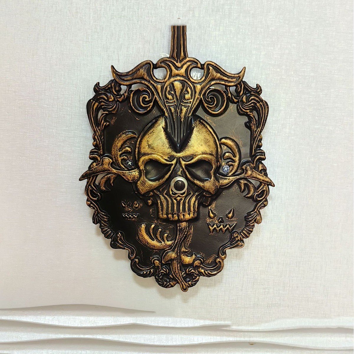 Halloween Skull Doorbell Decoration - 0 - Scribble Snacks