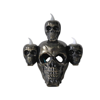 Halloween Skull Light Horror Candle Light Smoke Sandalwood - 0 - Scribble Snacks