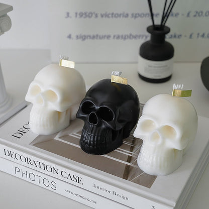 Halloween Skull Scented Candle Gift Box - 0 - Scribble Snacks