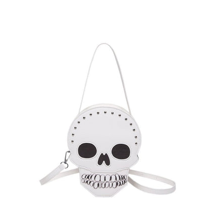 Halloween Skull Shoulder Bag Girls Funny Cute Messenger Bag Personality Creative Crossbody Bags For Women - 4 - Scribble Snacks