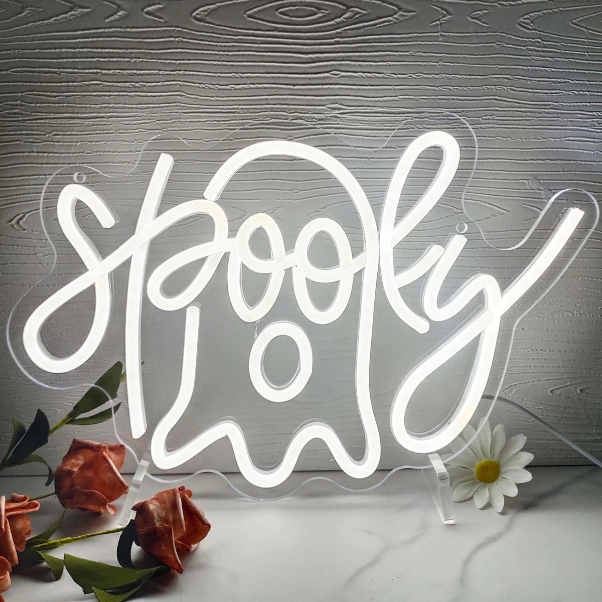 Halloween Skull Treats Wall Art - Halloween - LED Lighting & Neon Signs - Scribble Snacks