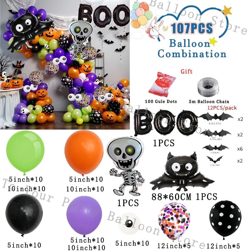 Halloween Snack Balloon Party Kit - Halloween - Balloons & Garlands - Scribble Snacks