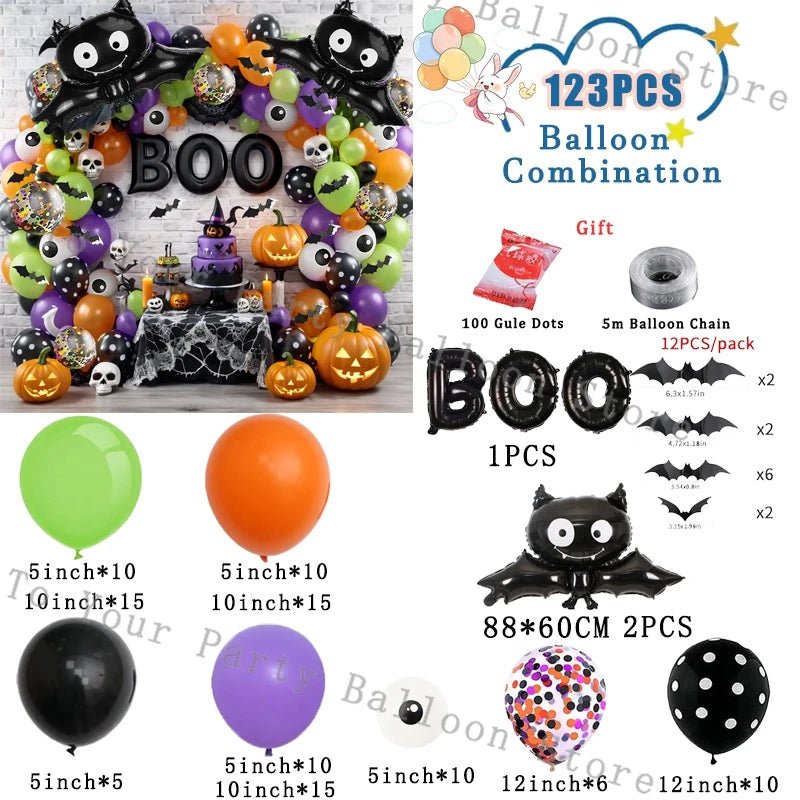 Halloween Snack Balloon Party Kit - Halloween - Balloons & Garlands - Scribble Snacks