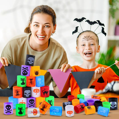 Halloween Snack Spring Toys Set - Halloween - Party Games (Toss Games, Puzzles) - Scribble Snacks