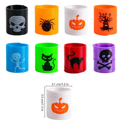 Halloween Snack Spring Toys Set - Halloween - Party Games (Toss Games, Puzzles) - Scribble Snacks