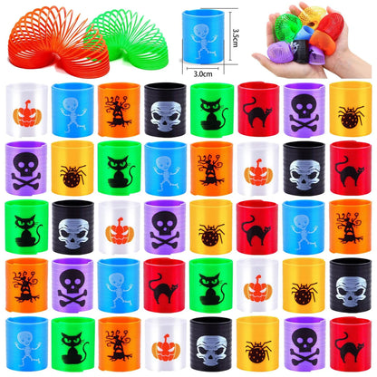 Halloween Snack Spring Toys Set - Halloween - Party Games (Toss Games, Puzzles) - Scribble Snacks