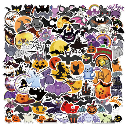 Halloween Snack Sticker Set - Halloween - Stickers & Labels (including Scrapbooking, Wall Decals) - Scribble Snacks