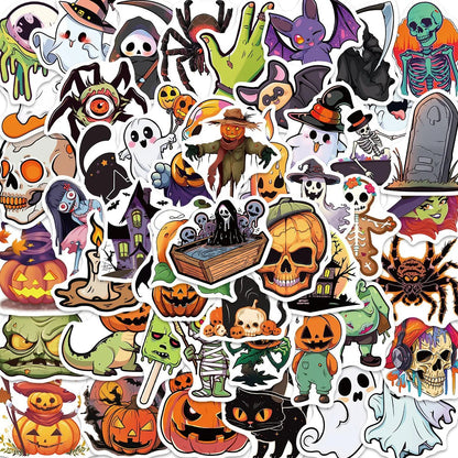 Halloween Snack Sticker Set - Halloween - Stickers & Labels (including Scrapbooking, Wall Decals) - Scribble Snacks