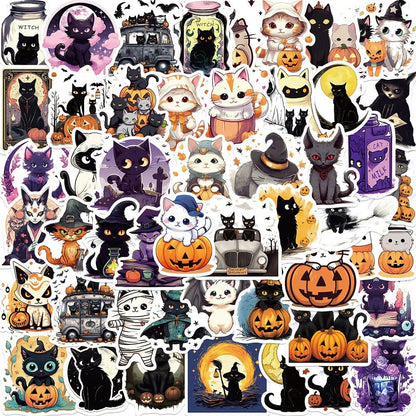 Halloween Snack Sticker Set - Halloween - Stickers & Labels (including Scrapbooking, Wall Decals) - Scribble Snacks