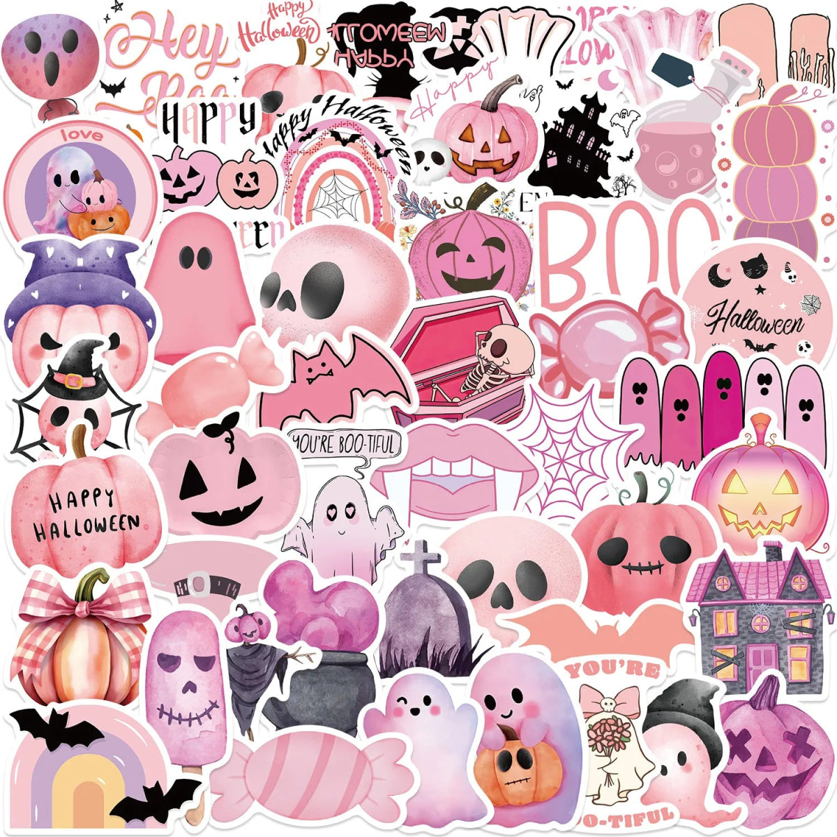 Halloween Snack Sticker Set - Halloween - Stickers & Labels (including Scrapbooking, Wall Decals) - Scribble Snacks