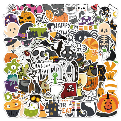 Halloween Snack Sticker Set - Halloween - Stickers & Labels (including Scrapbooking, Wall Decals) - Scribble Snacks