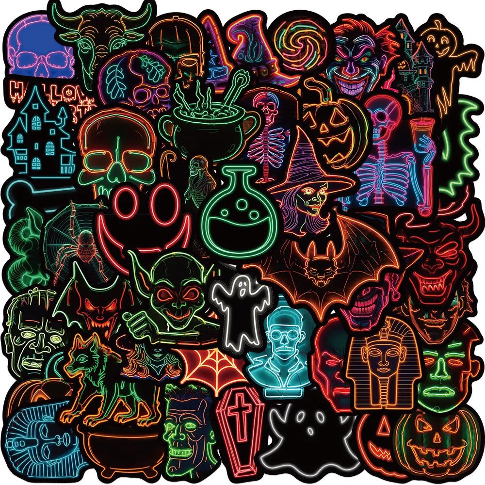 Halloween Snack Sticker Set - Halloween - Stickers & Labels (including Scrapbooking, Wall Decals) - Scribble Snacks