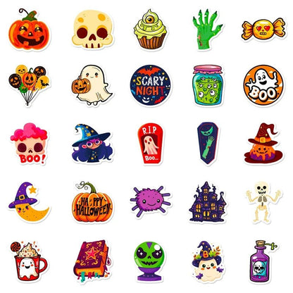 Halloween Snack Stickers Pack - Halloween - Stickers & Labels (including Scrapbooking, Wall Decals) - Scribble Snacks