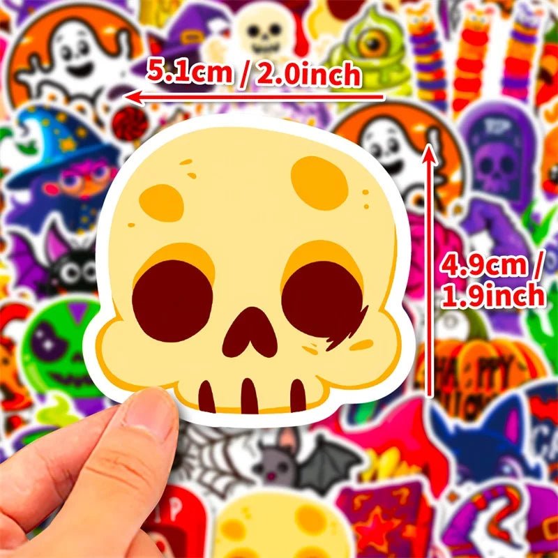 Halloween Snack Stickers Pack - Halloween - Stickers & Labels (including Scrapbooking, Wall Decals) - Scribble Snacks