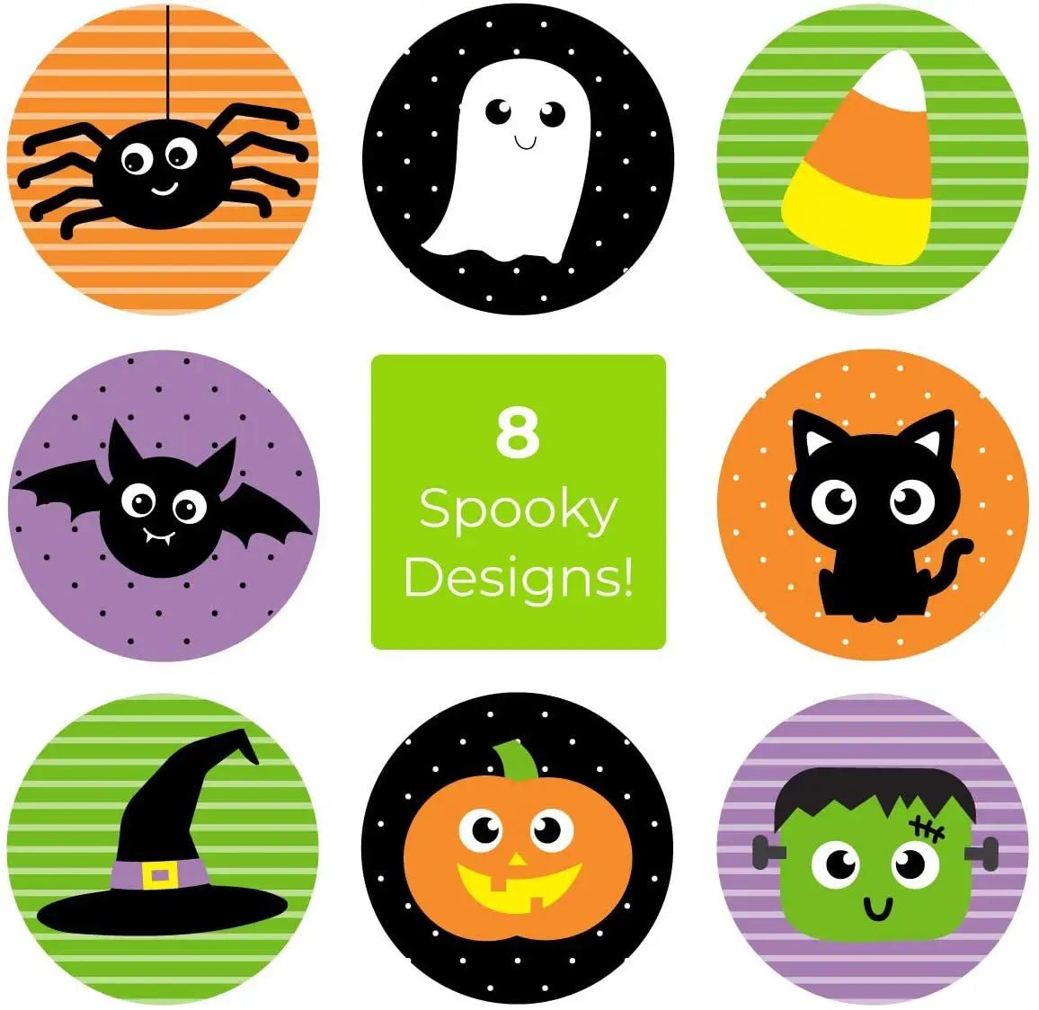 Halloween Snack Thank You Stickers - Halloween - Stickers & Labels (including Scrapbooking, Wall Decals) - Scribble Snacks