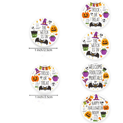 Halloween Snack Thank You Stickers - Halloween - Stickers & Labels (including Scrapbooking, Wall Decals) - Scribble Snacks