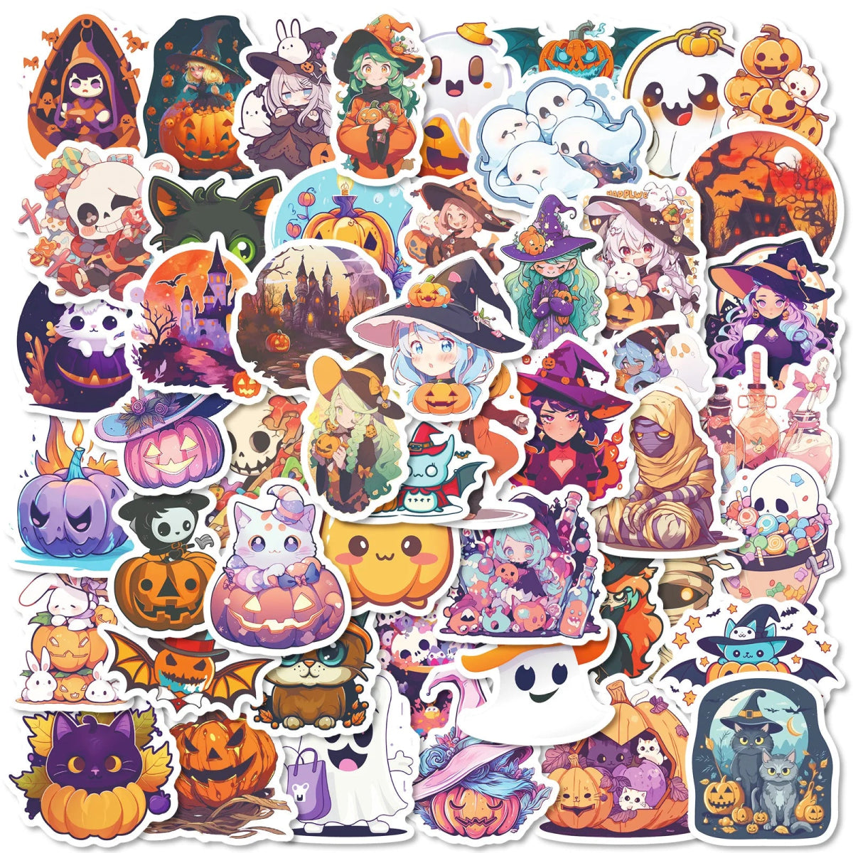 Halloween Snacks Scrapbook Stickers - Halloween - Stickers & Labels (including Scrapbooking, Wall Decals) - Scribble Snacks