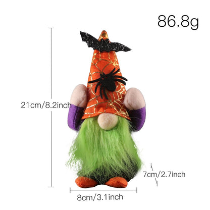 Halloween Spider Pumpkin Rudolf Doll - 0 - Scribble Snacks