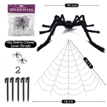 Halloween Spider Web Decoration Props - 0 - Scribble Snacks