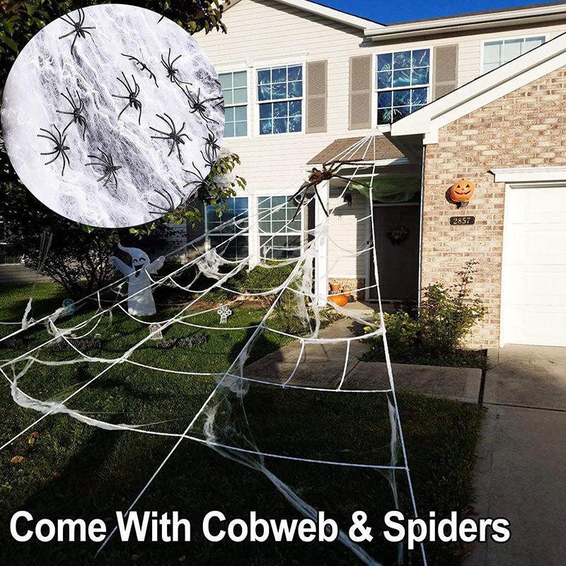 Halloween Spider Web Decoration Props - 0 - Scribble Snacks