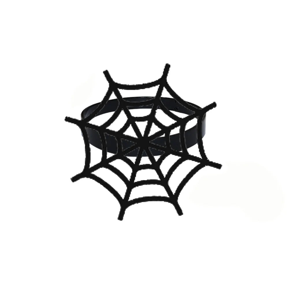 Halloween Spider Web Napkin Rings - Halloween - Tableware (Placemats, Napkin Rings, Table Runners) - Scribble Snacks