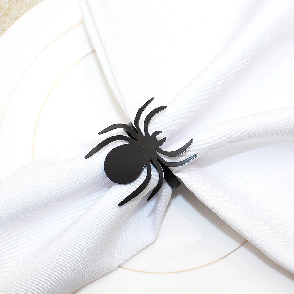 Halloween Spider Web Napkin Rings - Halloween - Tableware (Placemats, Napkin Rings, Table Runners) - Scribble Snacks