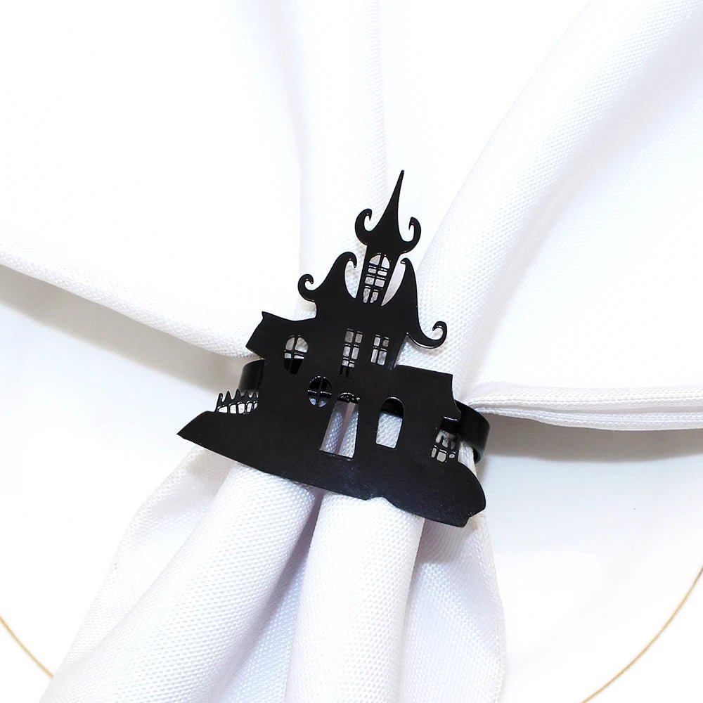 Halloween Spider Web Napkin Rings - Halloween - Tableware (Placemats, Napkin Rings, Table Runners) - Scribble Snacks