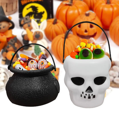 Halloween Sweet Cauldron Decoration - Halloween - Candy Buckets & Holders - Scribble Snacks