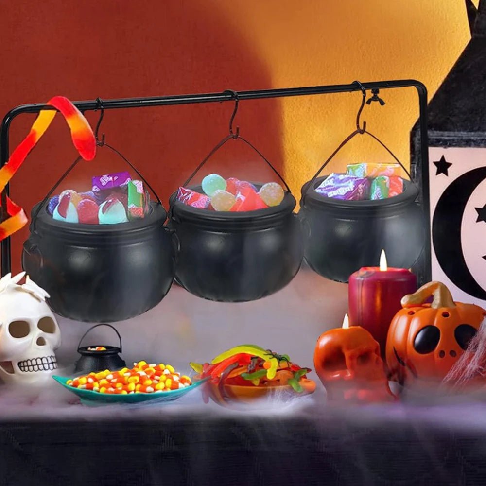 Halloween Sweet Cauldron Decoration - Halloween - Candy Buckets & Holders - Scribble Snacks