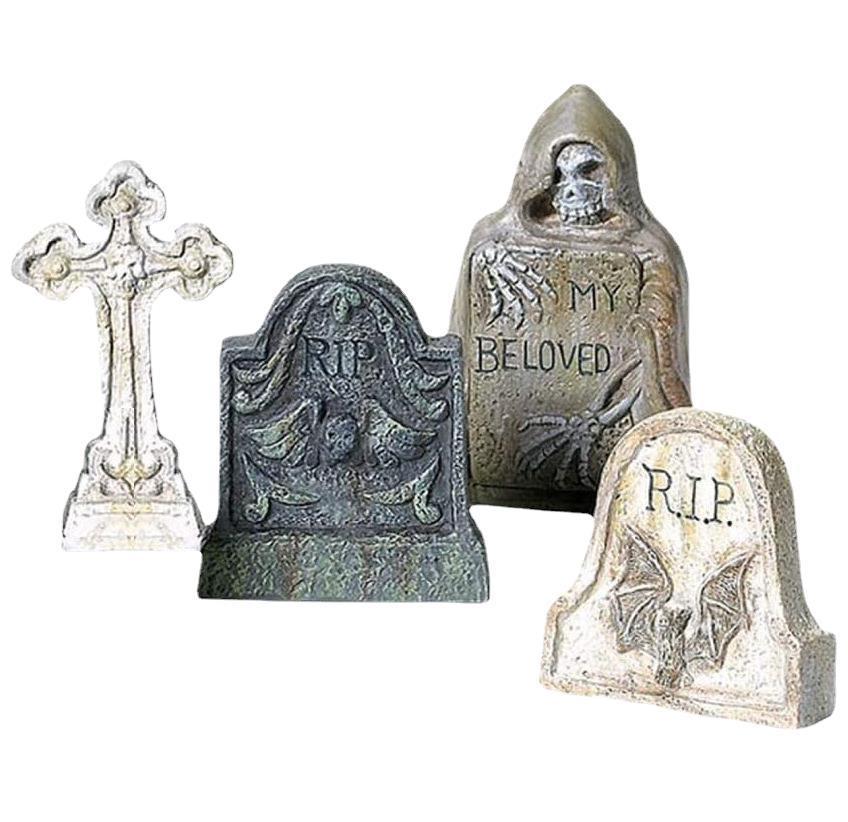 Halloween Tombstone Decoration Resin Ornaments - 0 - Scribble Snacks