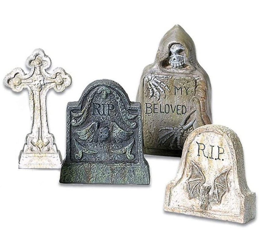 Halloween Tombstone Decoration Resin Ornaments - 0 - Scribble Snacks